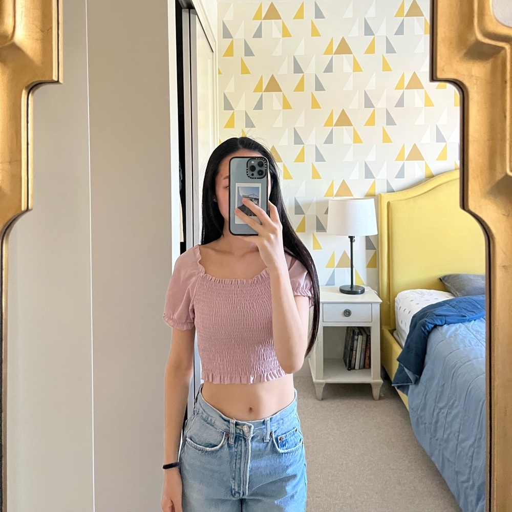 SHEIN milkmaid top